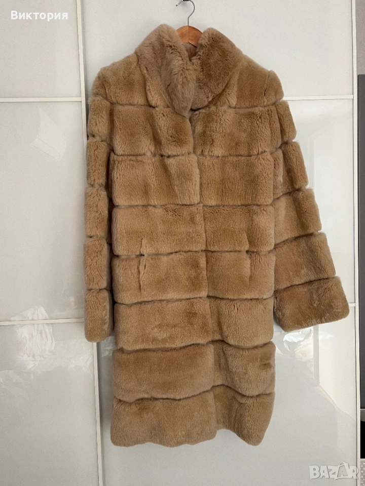 Палто естествен косъм Рекс , снимка 1