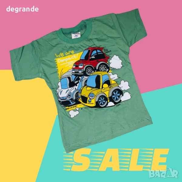 Тениска с къс ръкав щампа Коли, снимка 1