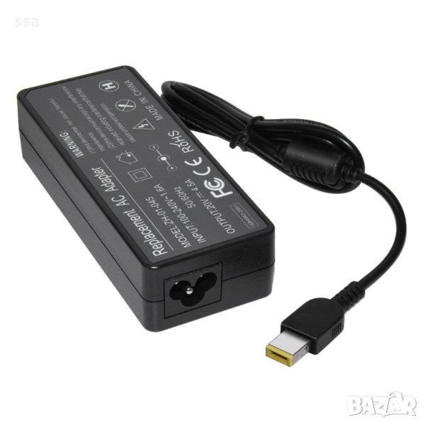 Зарядно за лаптоп Laptop Adapter lenovo 20V 4.5A 90W Square pin, заместител (15), 24 месеца гаранция, снимка 1