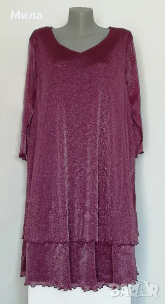 Дамска официална рокля цвят бордо , снимка 1