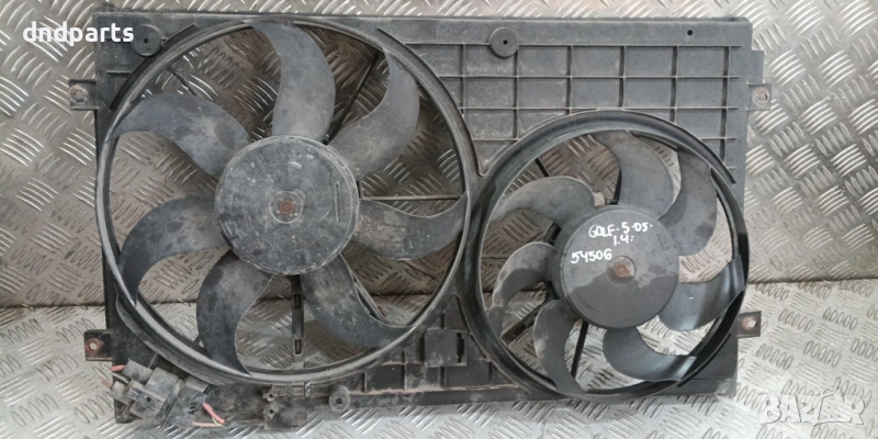 Охладителни перки VW Golf 5 1.4i 2005г.	, снимка 1