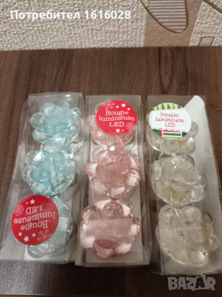 Светещи LED лампи, декорация - Цветя., снимка 1