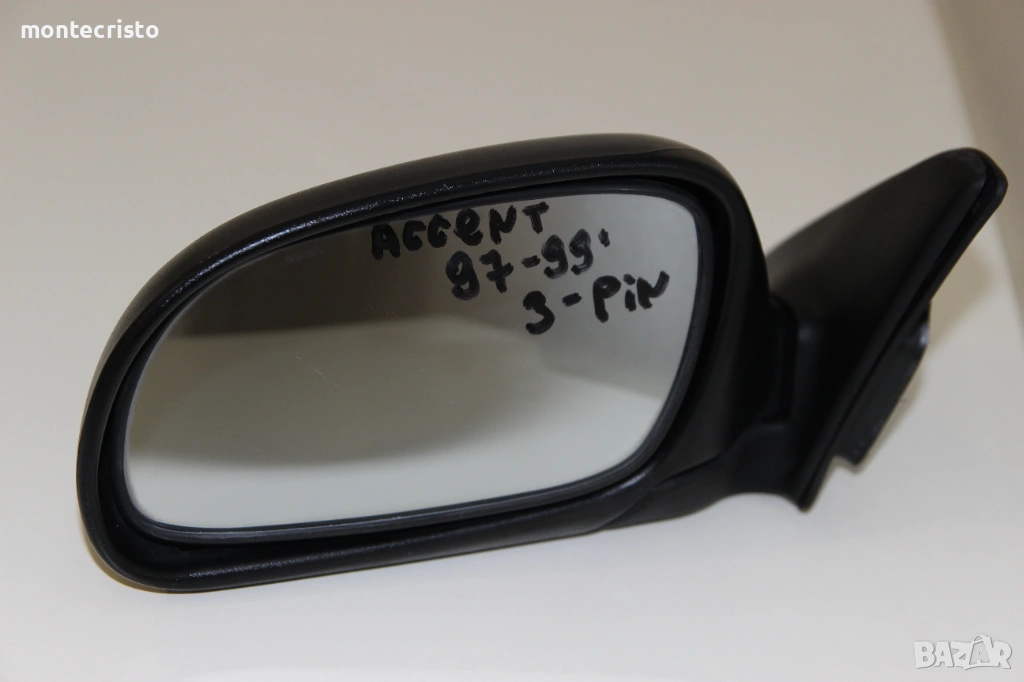 Ляво електрическо огледало Hyundai Accent хечбек (1997-1999г.) Хюндай Акцент 3 пина / 8760522601CA, снимка 1