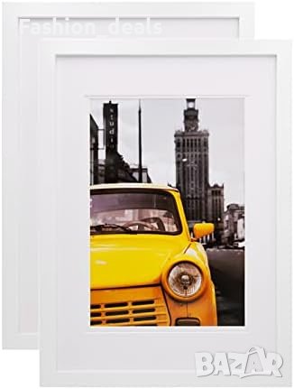 Нов Комплект 2 броя Рамки масивно дърво стенен монтаж Фоторамки A3 , снимка 1