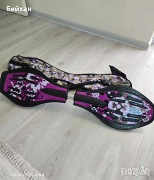 Скейтборд, Уейвборд, За трикове, С въртящи се колела на 360 градуса,, снимка 1