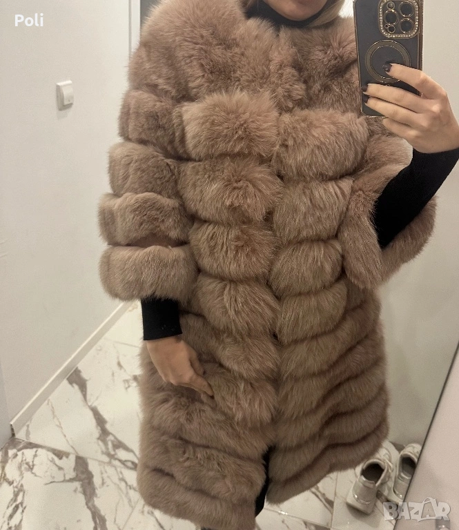 Палто дълго кожа, снимка 1