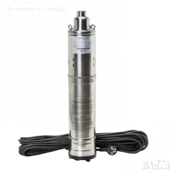 Дълбочинна сондажна водна помпа 1.1кW с турбина 1'' StahlMayer, снимка 1