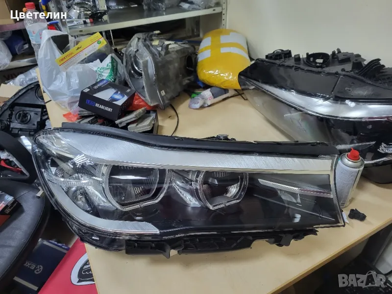 Десен фар BMW G11 G12 USA LED desen far farove бмв г11 г12 лед, снимка 1