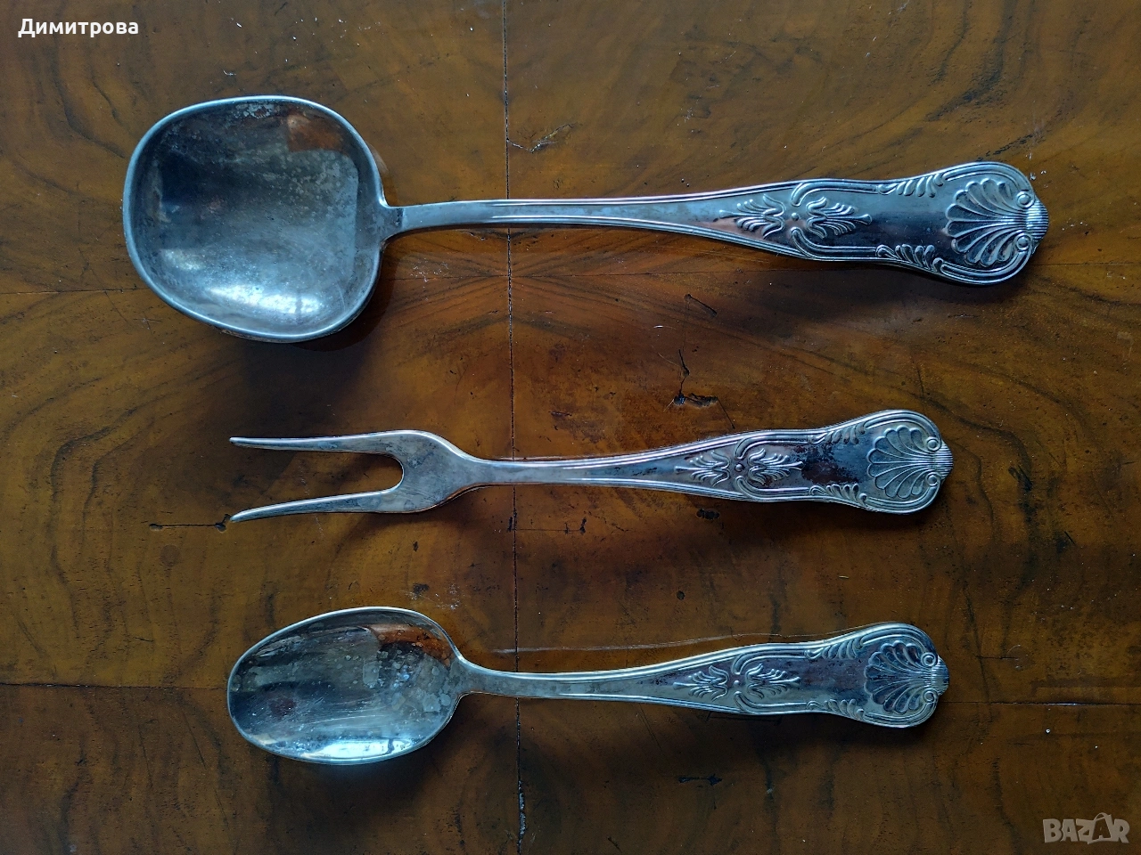 Италиански сребърни прибори -Set Silver Probe ARG 800., снимка 1