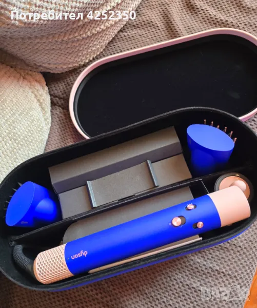 Сешоар Маша Dyson HS05 Airwrap Complete Long Blue-Blush Gift Edition, снимка 1