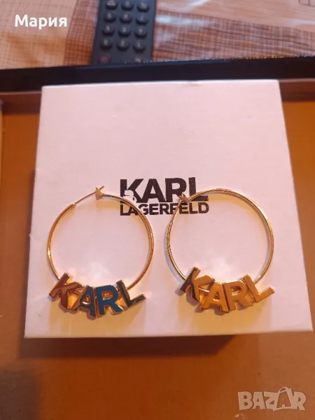 обици Karl Lagerfeld , снимка 1