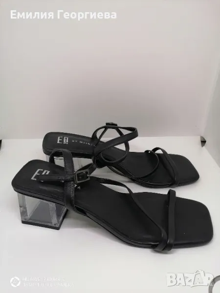 Дамски сандали естествена кожа- 39 номер, снимка 1