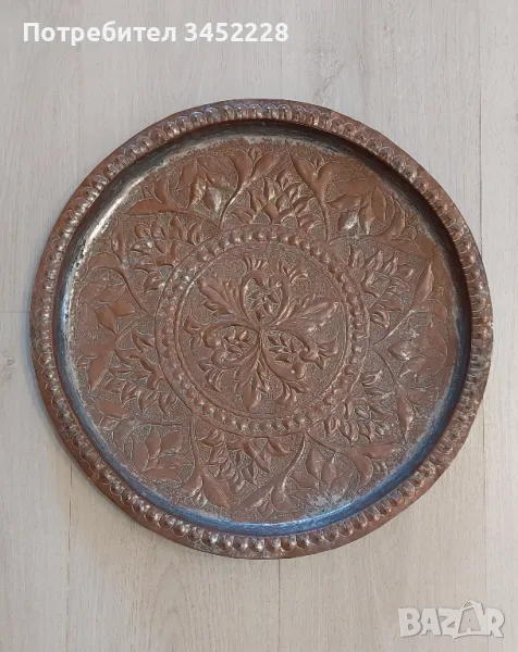 пано медно голямо 42см за ценители , снимка 1