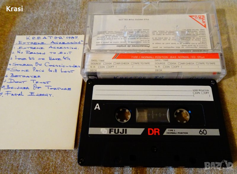 FUJI аудиокасета с Kreator. , снимка 1