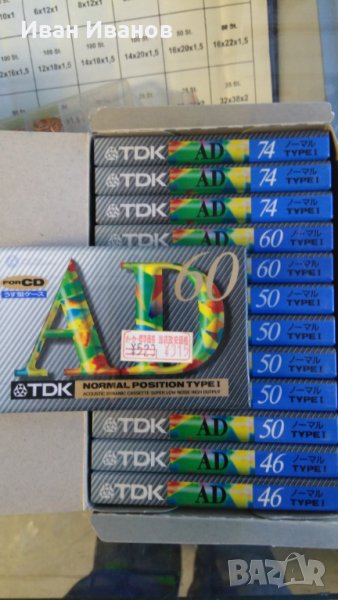 TDK AD made in Japan аудиокасети, снимка 1