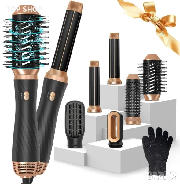 Четка- сешоар 6 в 1 за коса Yitrust, снимка 1