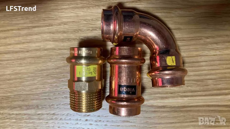 Медни прес фитинги, снимка 1