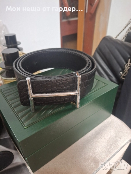 Колан Hermes крок кожа .125 размер, снимка 1