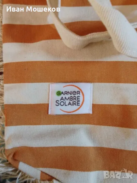 Плажна чанта на Гарние - ПРОМОЦИЯ 10 ЛВ., снимка 1