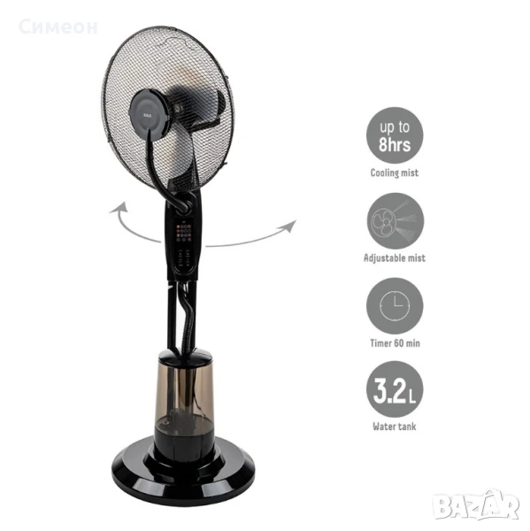 Вентилатор с водна мъгла Muhler Електронен , снимка 1