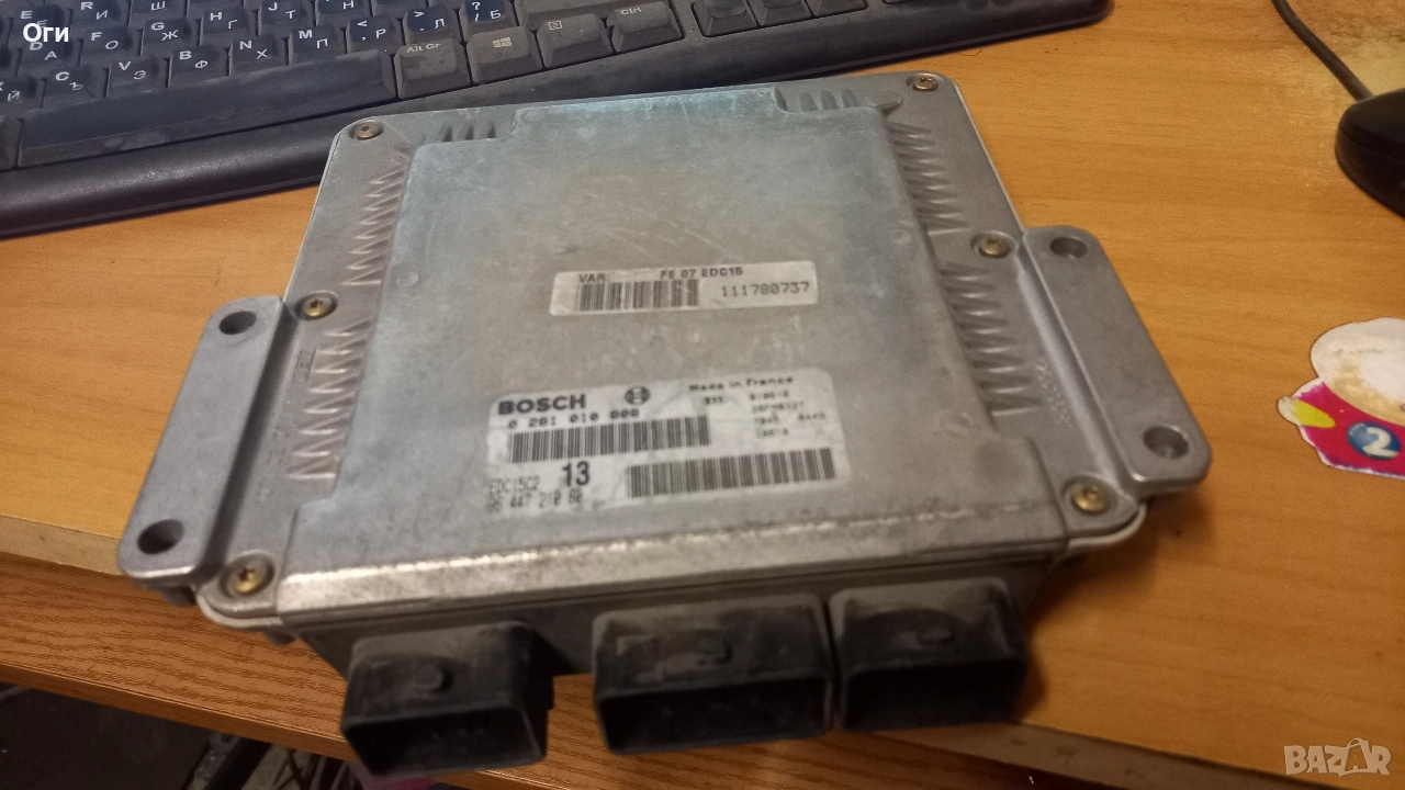 Компютър за Ситроен С5 2.0 HDI 0 281 010 808 / 96 447 210 80, снимка 1