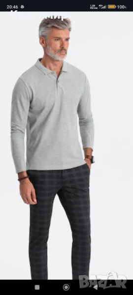 Блуза Ombre - сив и черен цвят (нови, с етикет), снимка 1