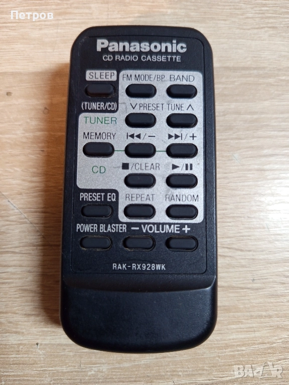 Дистанционно"Panasonic"RAK-RX928WK, снимка 1