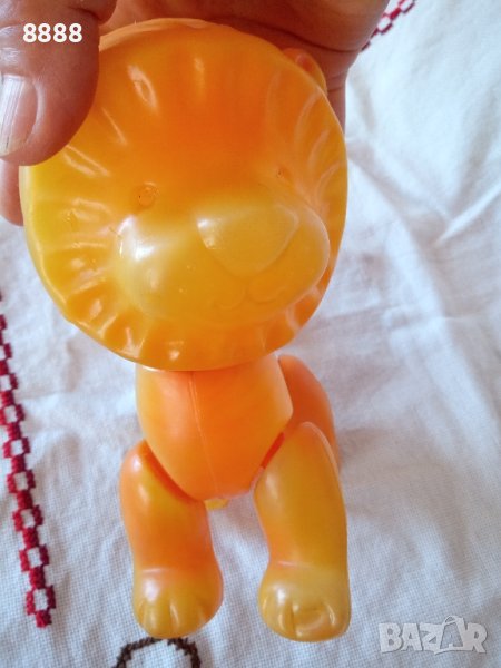 Руска пластмасова играчка Лъв, снимка 1