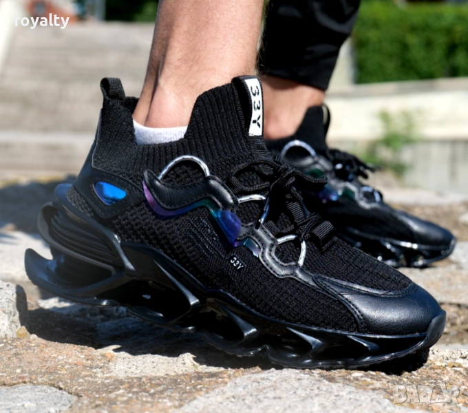 Дамски черни спортни маратонки , снимка 1