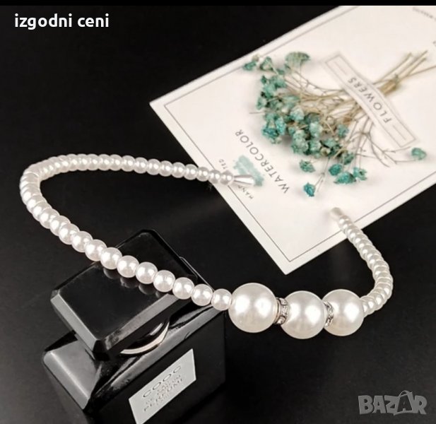 Диадема с перли - модел 3, снимка 1