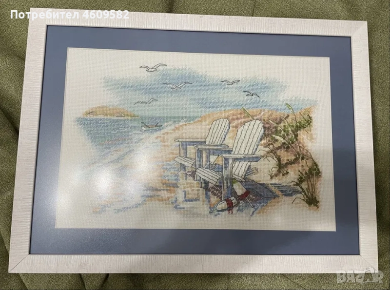 Пано-картина от прежда, снимка 1