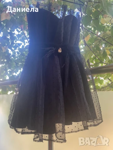 Черна рокля Christin fashion, снимка 1
