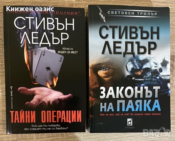 Стивън Ледър - “Законът на паяка” и “Тайни операции”