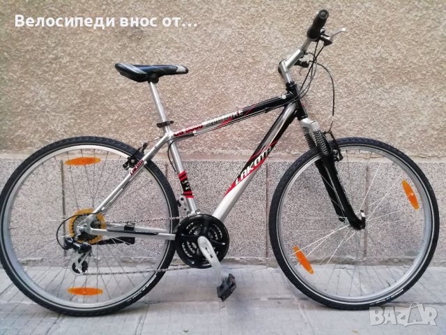 Алуминиев велосипед 28 цола 21 скорости shimano преден амортисьор много запазено технически ок , снимка 1 - Велосипеди - 41638751