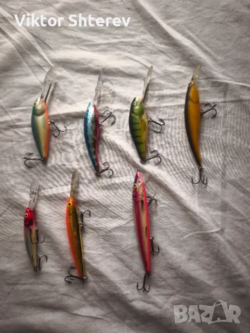 Комплект 7 бр. воблери – 4x Salmo, 2x Rapala, Ugly Duckling