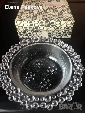 купичка оловен кристал Туида Сливен, снимка 2 - Прибори за хранене, готвене и сервиране - 48050015