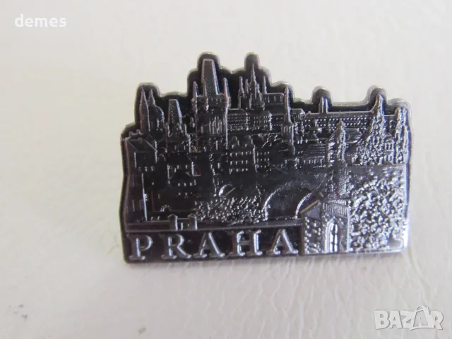 Значка от Прага, Карлов мост, Чехия-3, снимка 2 - Колекции - 55983143