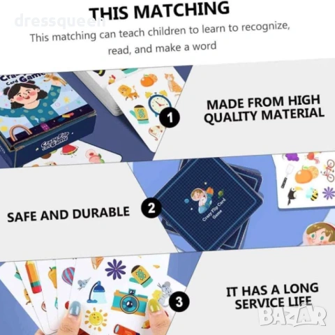 4698 Семейна настолна игра Crazy Flip – Предизвикателство за бързи реакции и фокус, снимка 8 - Образователни игри - 53771857