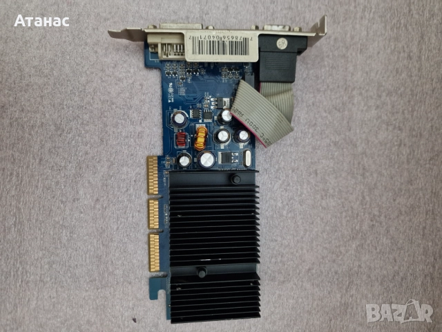 3бр. AGP VGA - Asus GF6200 128MB + GF6200 128MB + GEFORCE M400F1P 64 MB, снимка 6 - Видеокарти - 51690584