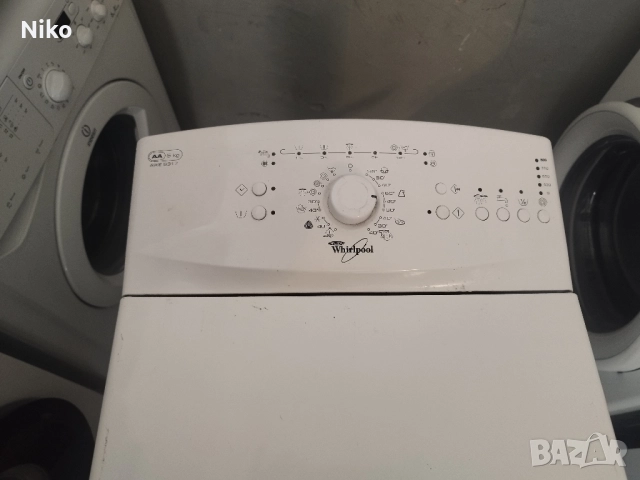 Пералня с горно зареждане Whirlpool , снимка 3 - Перални - 52255428