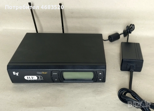 Ресийвър за безжични микрофони - Electro Voice EV RE-2 Band D / U.S.A., снимка 2 - Микрофони - 52866762