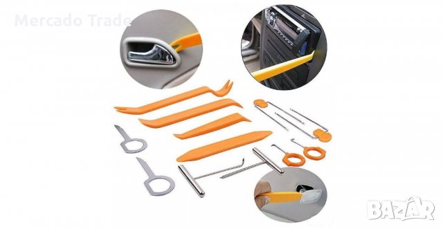 Комплект инструменти, За демонтаж на интериорни елементи, 12 части, снимка 3 - Аксесоари и консумативи - 35792978