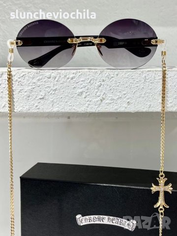 Chrome Hearts Sunglasses DEEP II Gold Deep 2 Deep 1 Слънчеви очила, снимка 7 - Слънчеви и диоптрични очила - 41020397