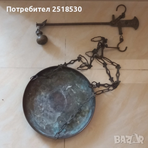 Стар бронзов кантар