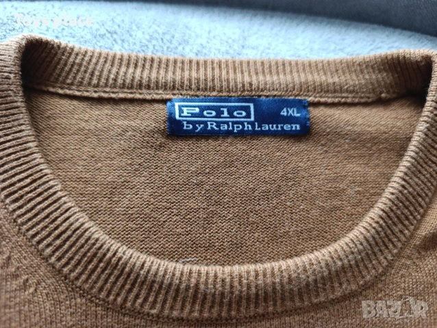 4XL Polo тънък мъжки пуловер, фино плетиво , снимка 4 - Пуловери - 52158401