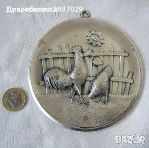 Висулки: Gardaland, Гардаленд, Бронз Старa висулка, римски мъжки профил, сърце, кокошка петел, снимка 13 - Други - 28868987