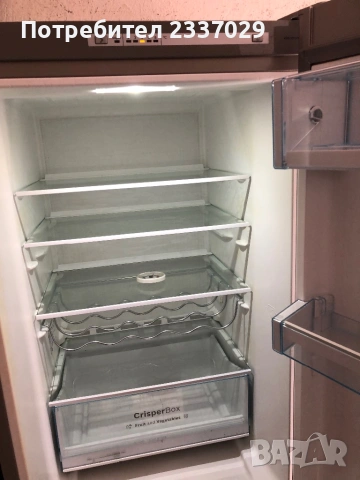 Ком.хладилник:Бош-Инокс-1год гаранция,клас:А+++\вис:1,76м/дъл:65см/Шир:60см,дисплей,като нов,, снимка 2 - Хладилници - 53721815