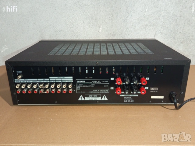 Стерео усилвател Aiwa XA-006 2x70w, снимка 4 - Ресийвъри, усилватели, смесителни пултове - 53750479