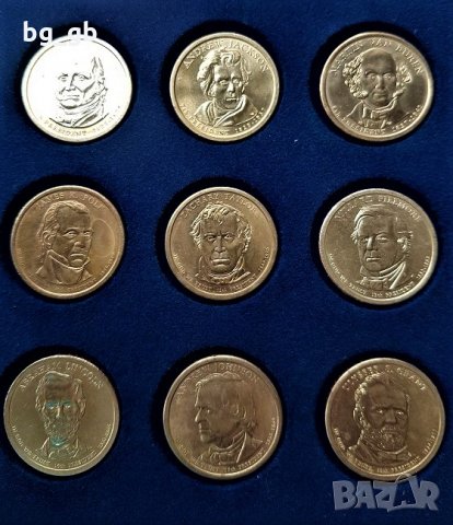 Монети САЩ Един Долар Американски Президенти, снимка 7 - Нумизматика и бонистика - 35732424