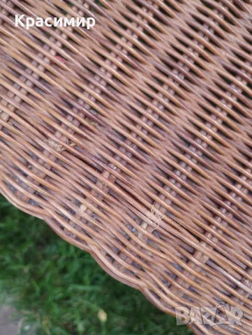 Трапезни столове, 2 бр, естествен ратан, снимка 7 - Градински мебели, декорация  - 50086526